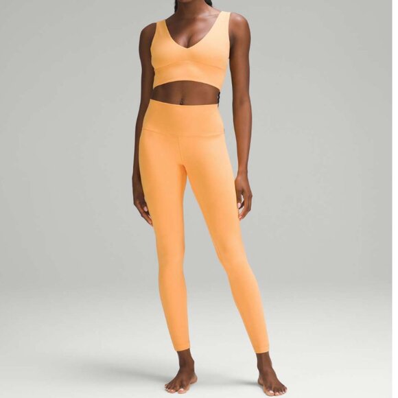 Lululemon Align High-Rise Pant 25" Mango Dream - Size 2 Orange Leggings NWOT - Picture 1 of 9